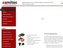 Tablet Screenshot of camitec.com